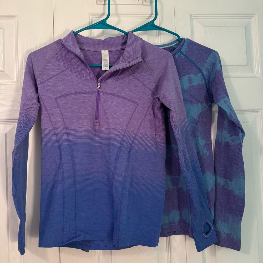 Ivivva Set of 2 Long Sleeve and 1/4 Zip